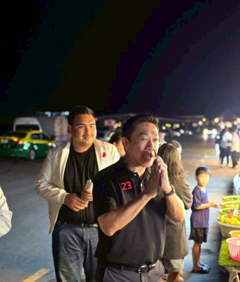 พรรคปวงชนไทย นำทีมผู้สมัครลุยหาเสียงตลาดบางพลี รับฟังปัญหาประชาชน